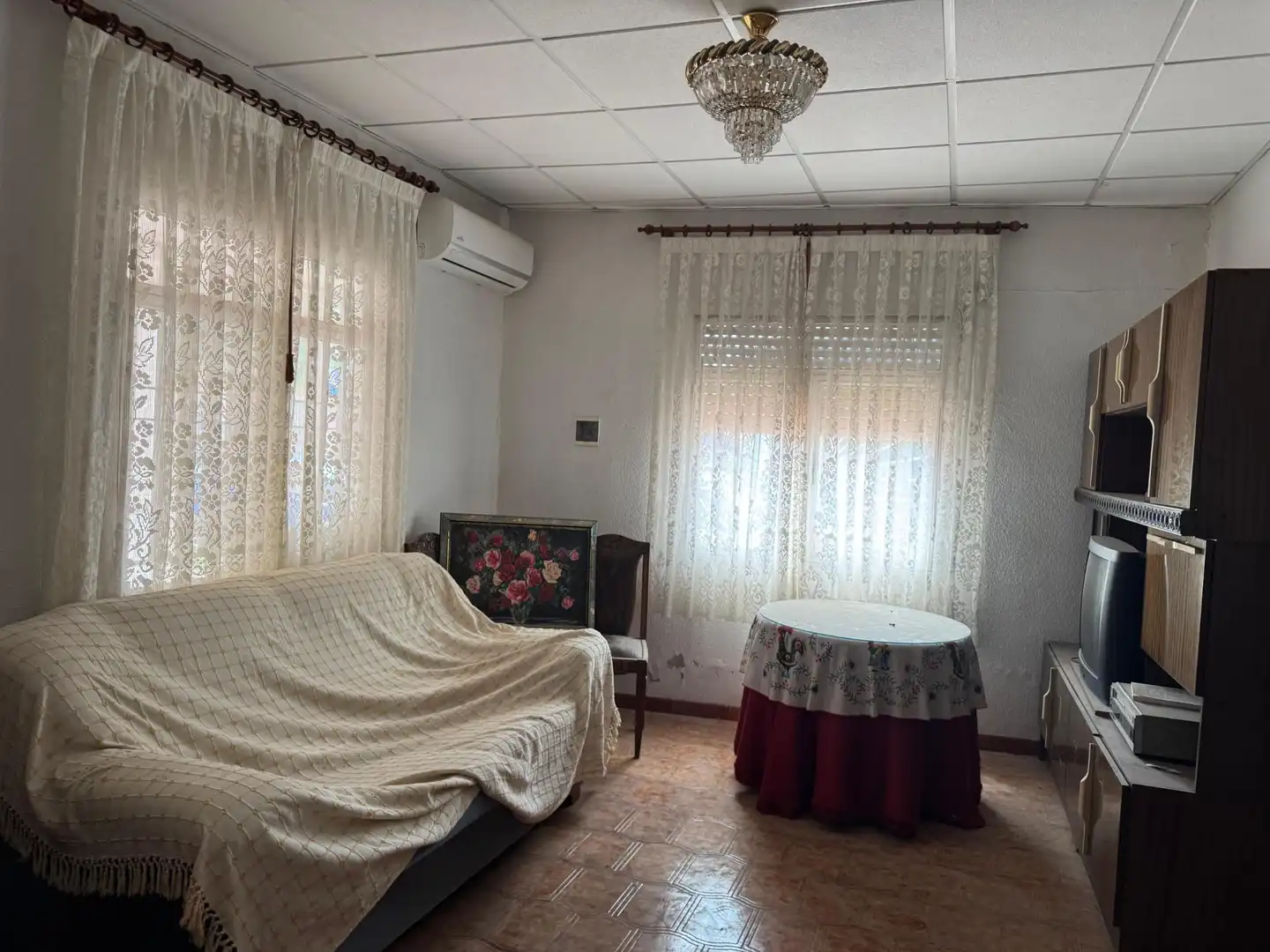 Sala d'estar de Casa o xalet en venda en Murcia amb Aire condicionat
