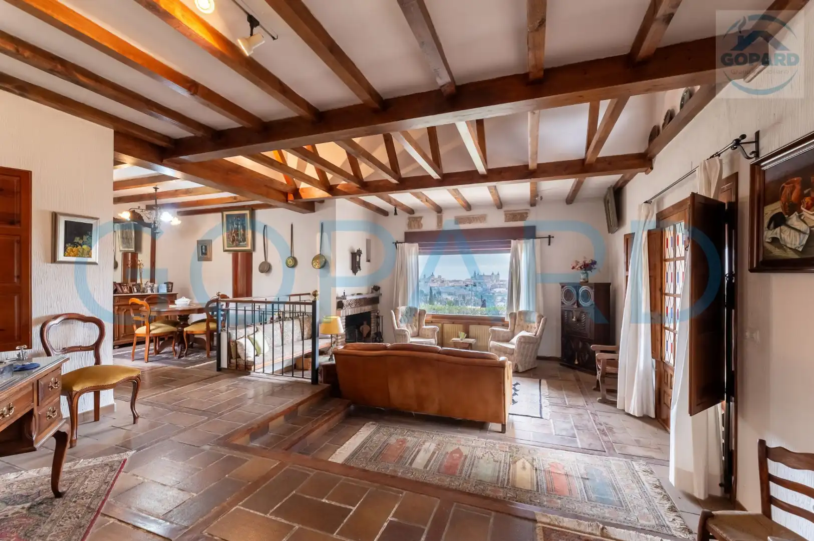 Dining room of Houses for sale in Toledo  with Heating, Private garden and Terrace