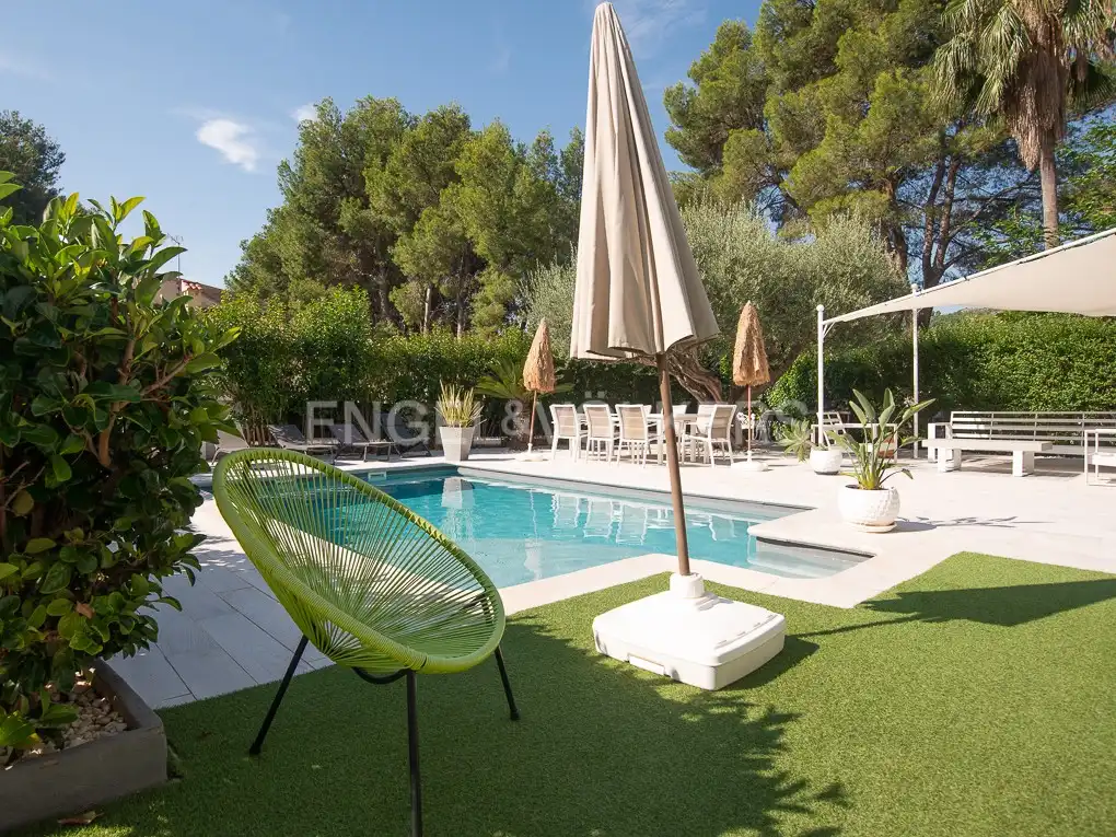 Piscina de Casa o xalet en venda en Benicasim / Benicàssim amb Calefacció, Terrassa i Piscina
