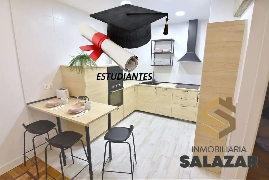 Cocina de Piso de alquiler en Bilbao  con Calefacción