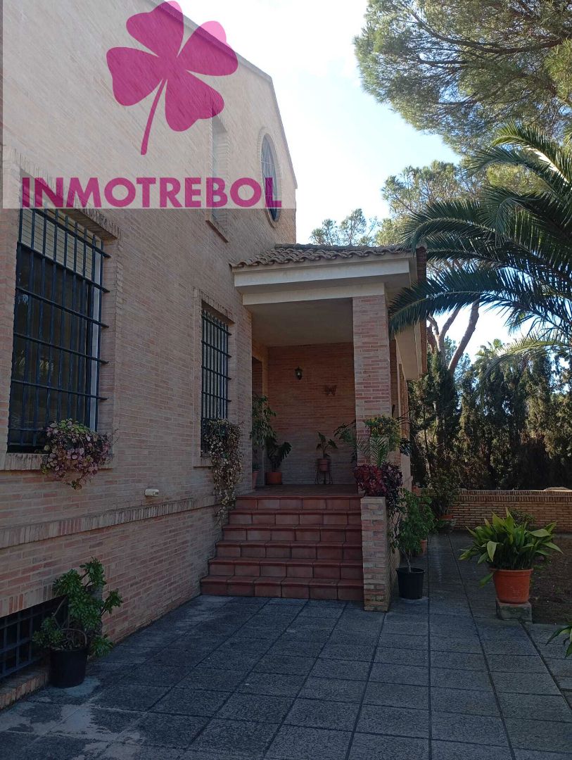 Vista exterior de Casa o xalet en venda en Aljaraque amb Aire condicionat, Calefacció i Jardí privat