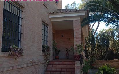 Vista exterior de Casa o xalet en venda en Aljaraque amb Aire condicionat, Calefacció i Jardí privat