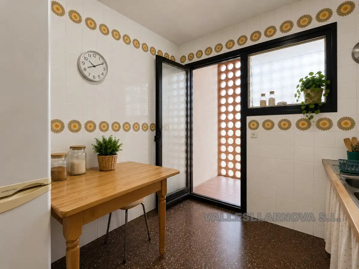 Kitchen of Flat for sale in Mollet del Vallès  with Air Conditioner