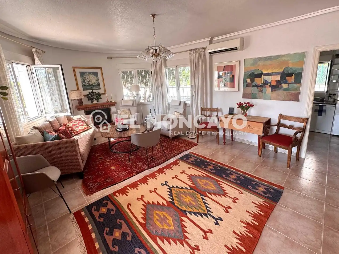 Sala d'estar de Casa o xalet en venda en Rojales amb Aire condicionat, Calefacció i Jardí privat