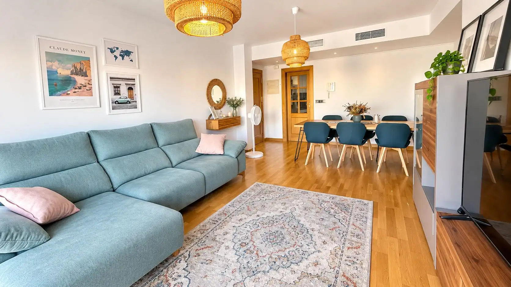 Sala de estar de Piso en venta en Murcia con Aire acondicionado y Calefacción