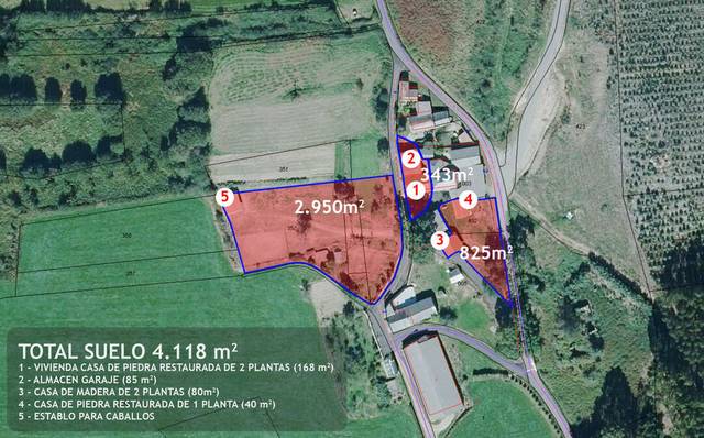 Finca rústica en Venta en Lugar Penelas en Aranga