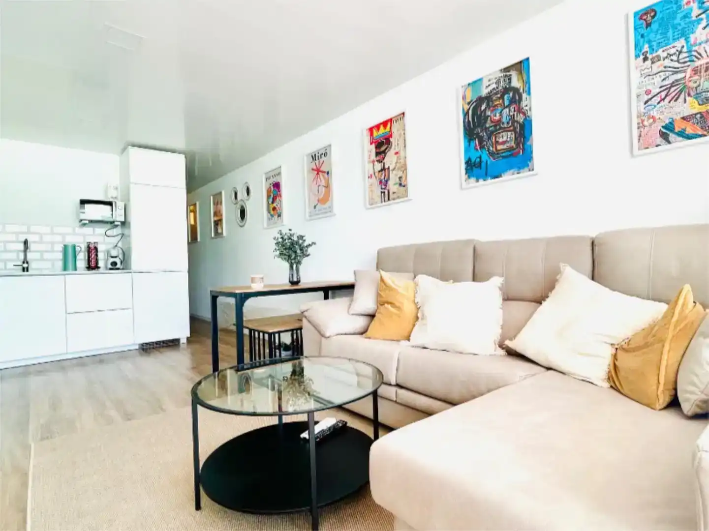 Living room of Flat for rent in Eivissa  with Air Conditioner, Swimming Pool and Balcony