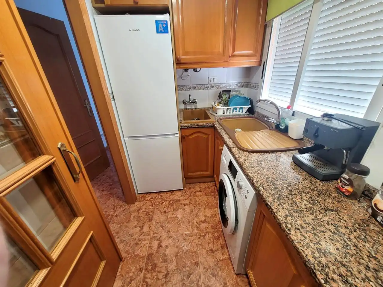 Kitchen of Apartments for rent in Gandia  with Air Conditioner, Terrace and Storage room
