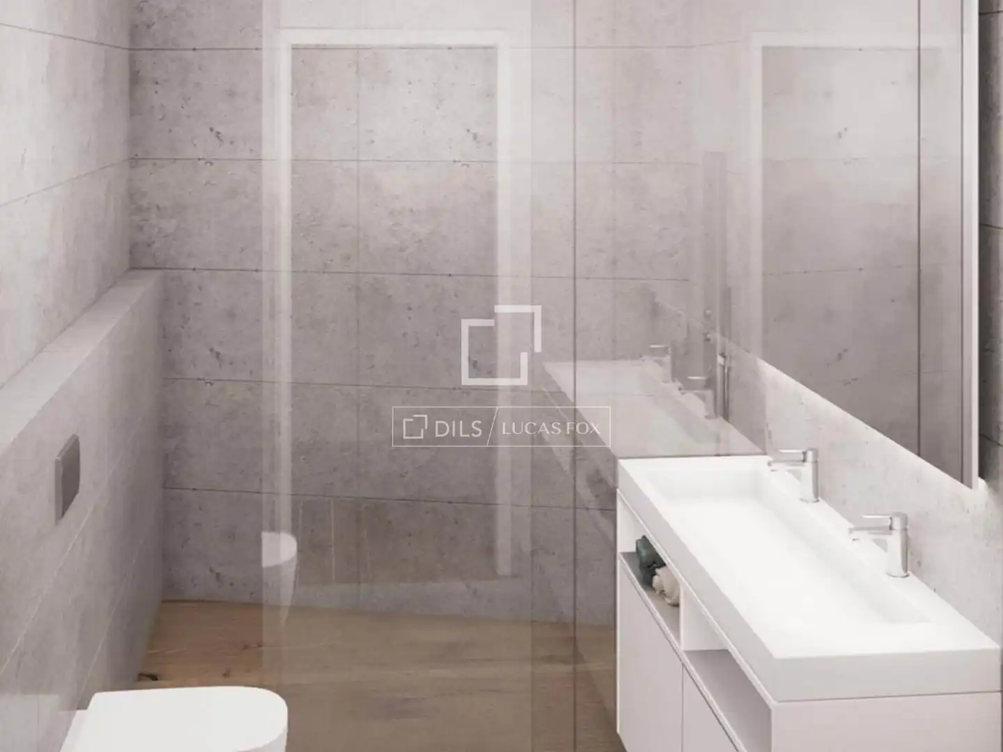 Badezimmer von Wohnung zum Verkauf in Escaldes – Engordany mit Heizung, Privatgarten und Parkett