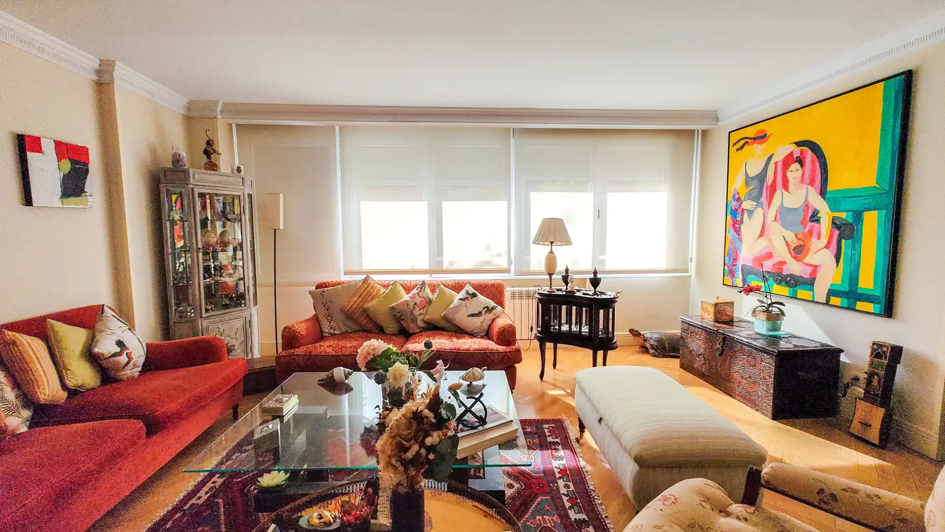 Sala de estar de Piso en venta en Madrid con Aire acondicionado, Calefacción y Jardín privado