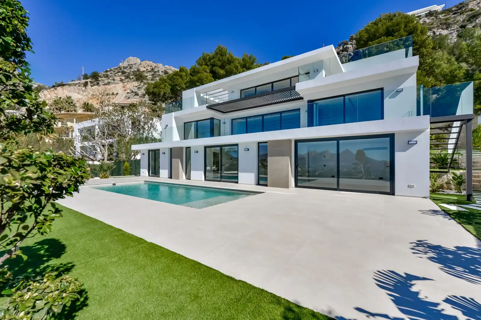 Vista exterior de Casa o chalet en venta en Altea con Aire acondicionado, Calefacción y Jardín privado