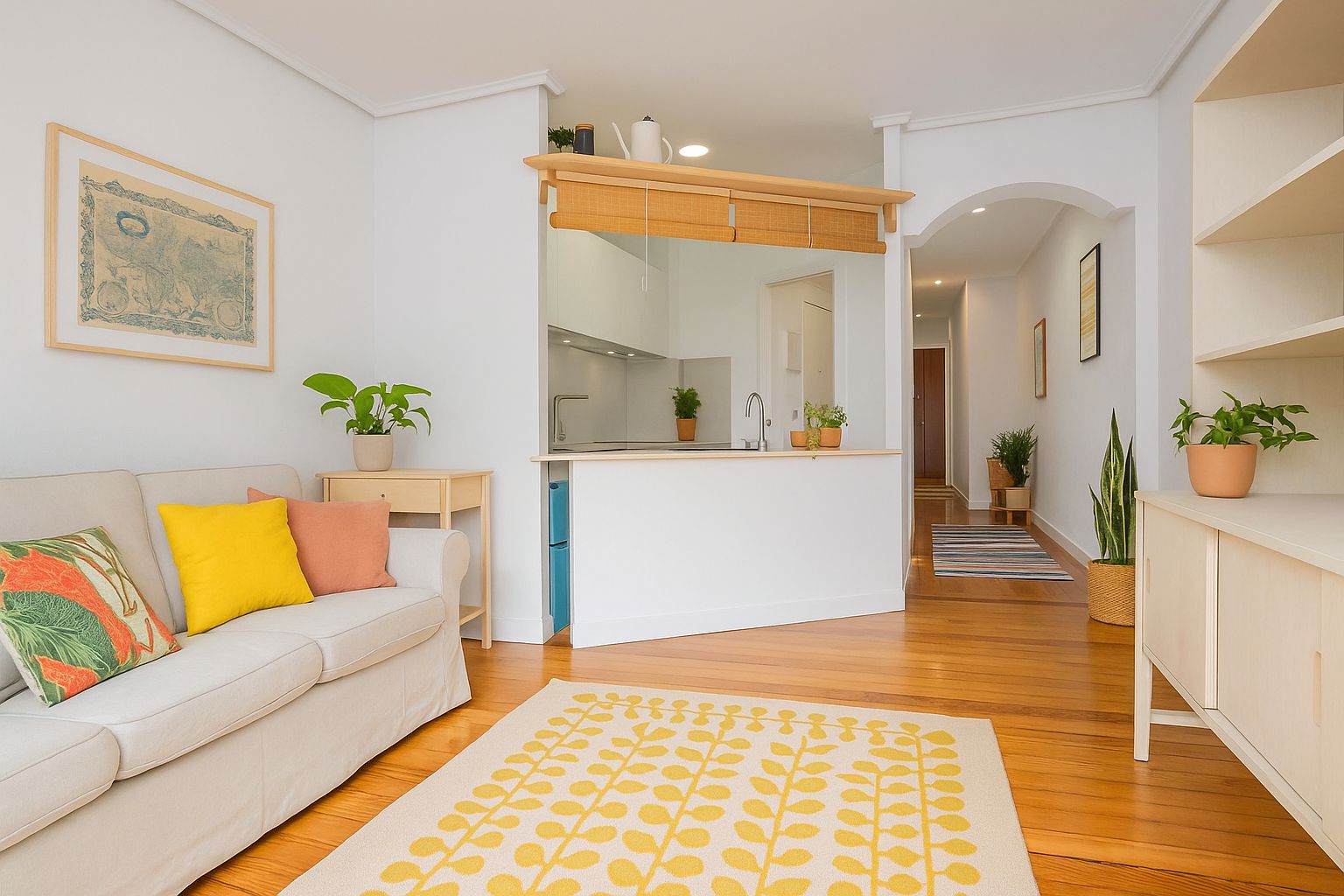 Sala d'estar de Apartament en venda en Bilbao  amb Calefacció