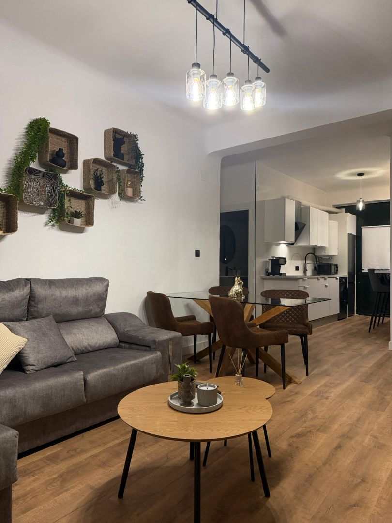 Living room of Flat for sale in Zamora Capital   with Heating, Furnished and Balcony