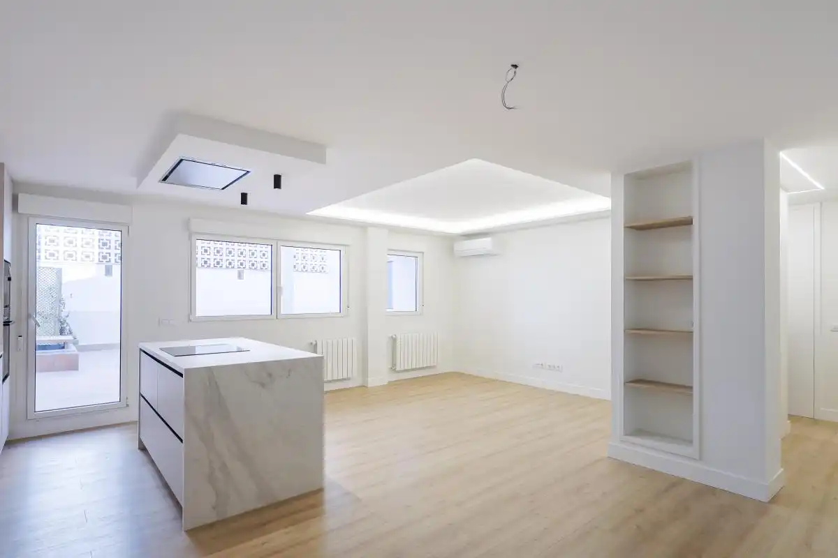 Küche von Erdgeschoss zum Verkauf in Madrid mit Klimaanlage, Heizung und Terrasse