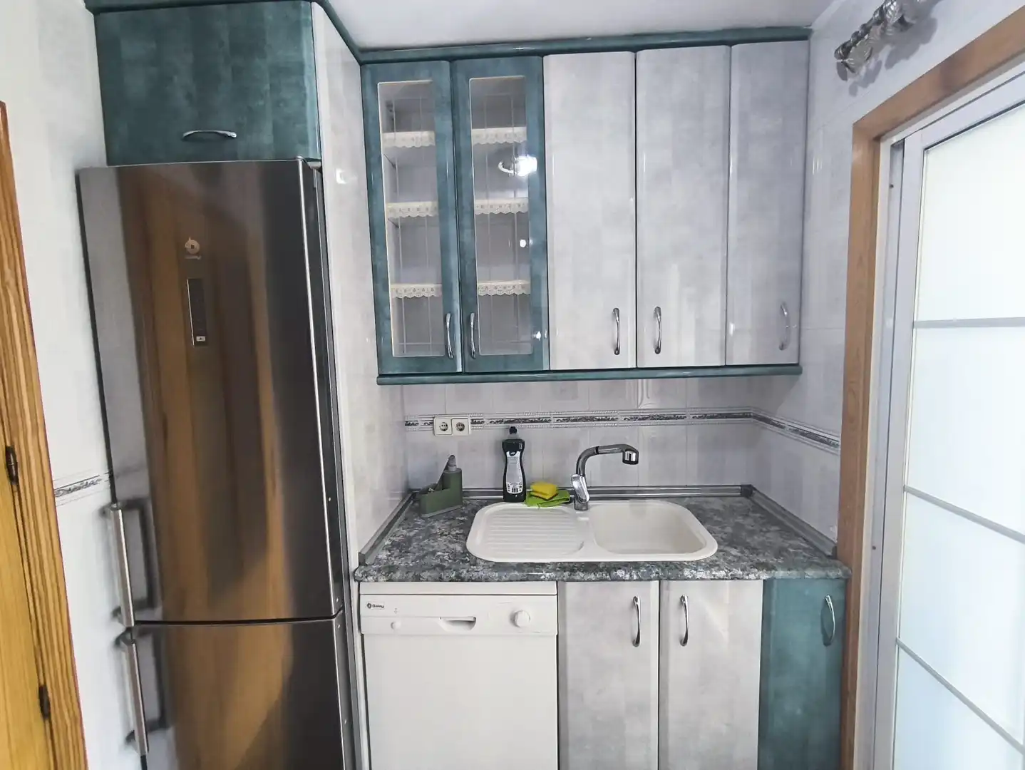 Kitchen of Flat for share in Collado Villalba  with Heating, Terrace and Furnished