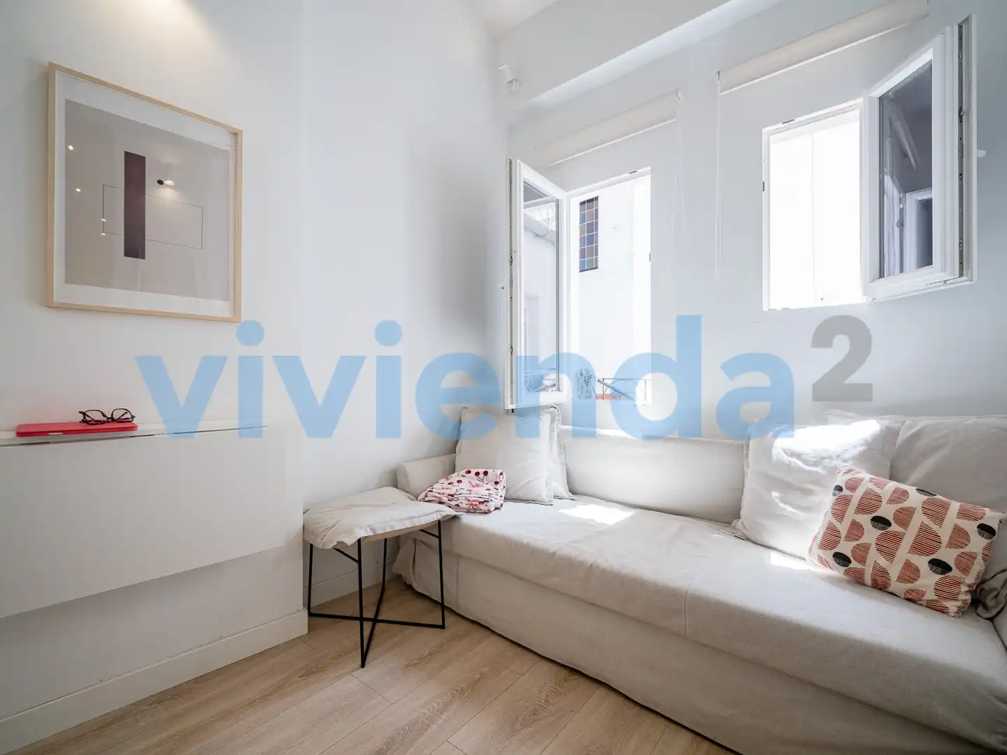 Wohnzimmer von Wohnung zum Verkauf in Madrid mit Klimaanlage und Heizung