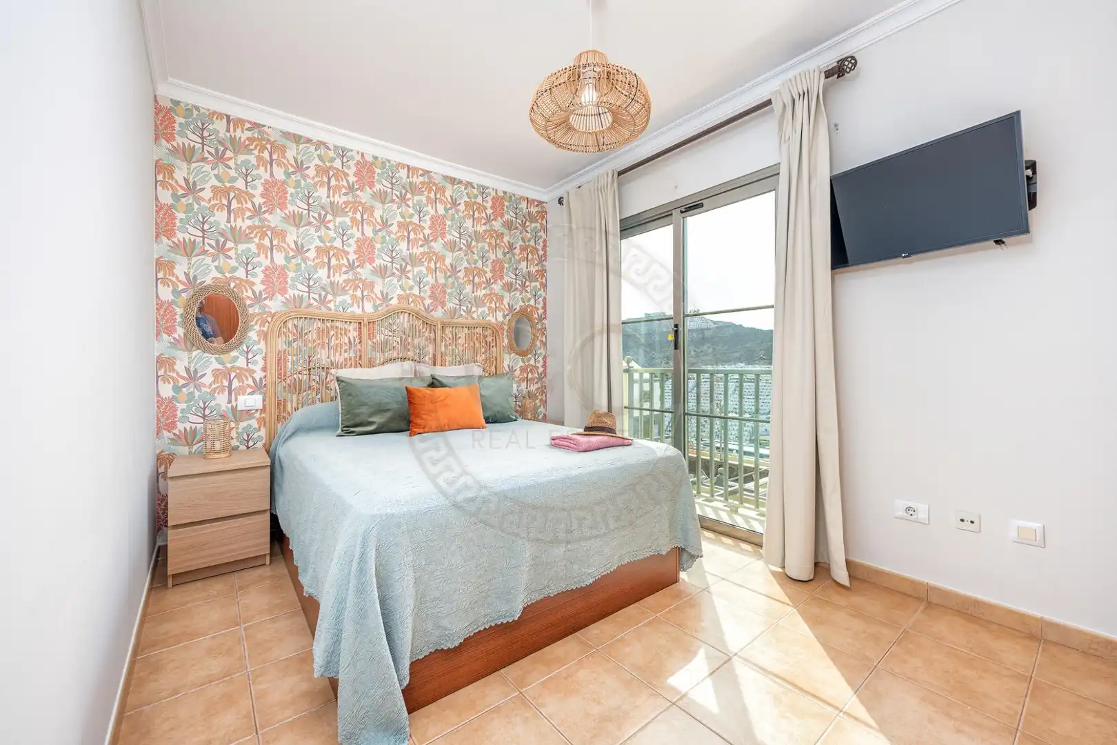 Habitación de Casa adosada de alquiler en Mogán con Aire acondicionado, Jardín privado y Terraza