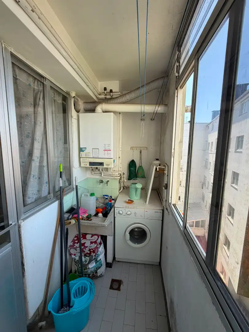 Küche von Wohnung zum Verkauf in Ferrol mit Heizung, Terrasse und Abstellraum