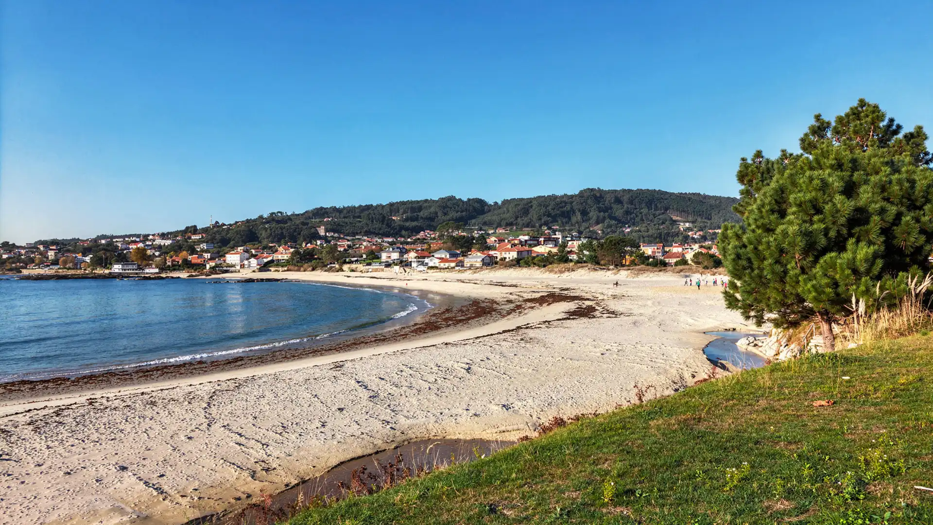 Vista exterior de Casa adosada en venta en Sanxenxo con Calefacción, Jardín privado y Parquet