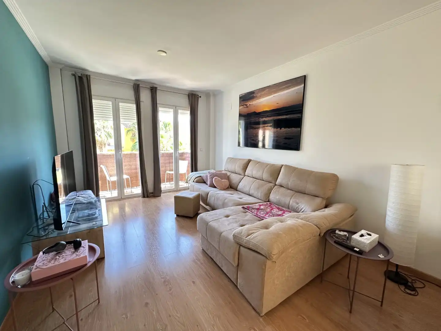 Sala de estar de Apartamento en venta en Beniarbeig con Aire acondicionado y Internet