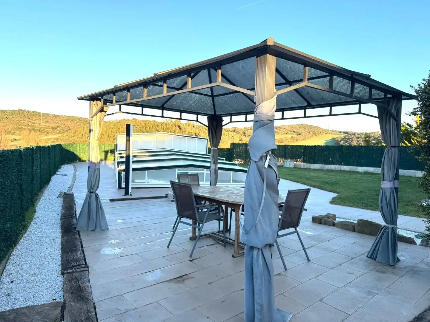 Terraza de Casa o chalet en venta en Olóriz / Oloritz con Aire acondicionado, Calefacción y Jardín privado