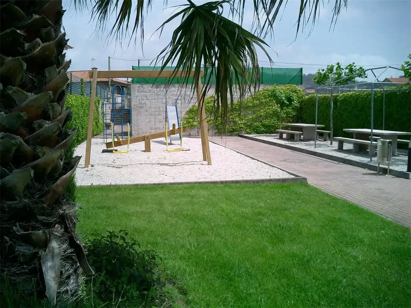 Jardí de Apartament en venda en Sanxenxo amb Jardí privat, Traster i Piscina