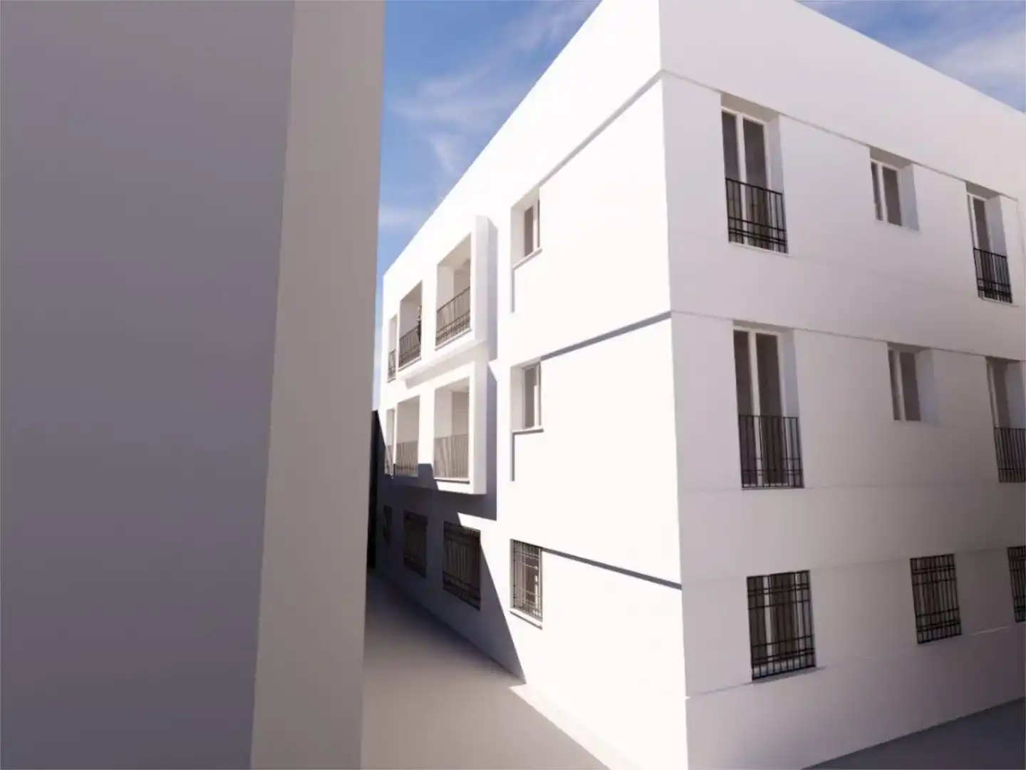 Vista exterior de Piso en venta en Conil de la Frontera con Balcón