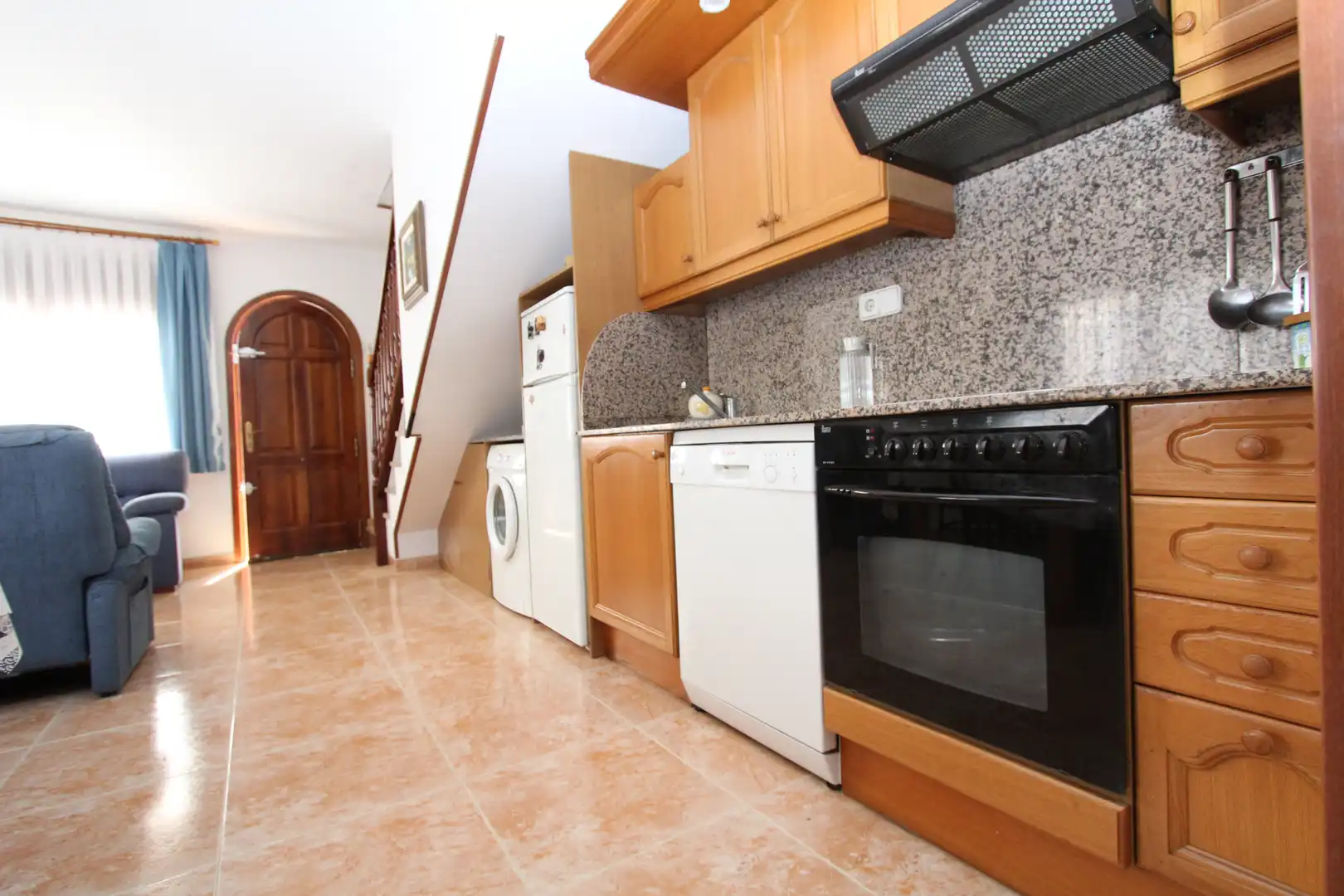 Cocina de Casa adosada en venta en Mont-roig del Camp con Calefacción, Jardín privado y Terraza