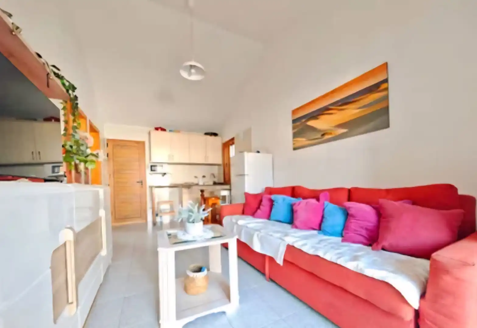Wohnzimmer von Haus oder Chalet zum Verkauf in San Bartolomé de Tirajana mit Privatgarten, Terrasse und Möbliert