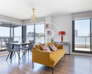 Living room of Attic for sale in  Valencia Capital  with Air Conditioner, Heating and Terrace