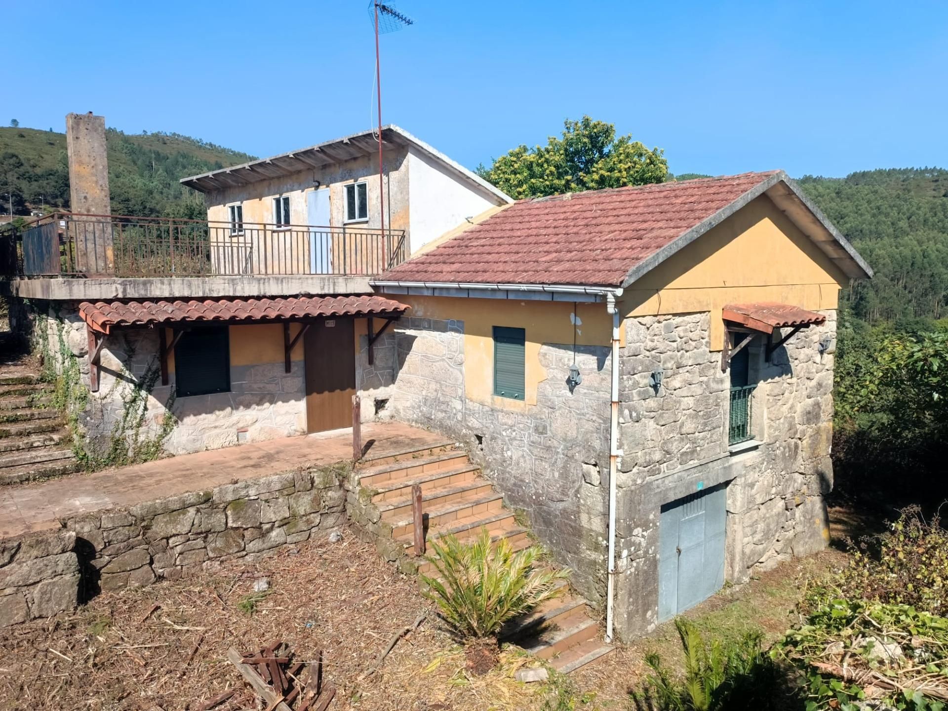Vista exterior de Casa o chalet en venta en Campo Lameiro con Jardín privado y Terraza