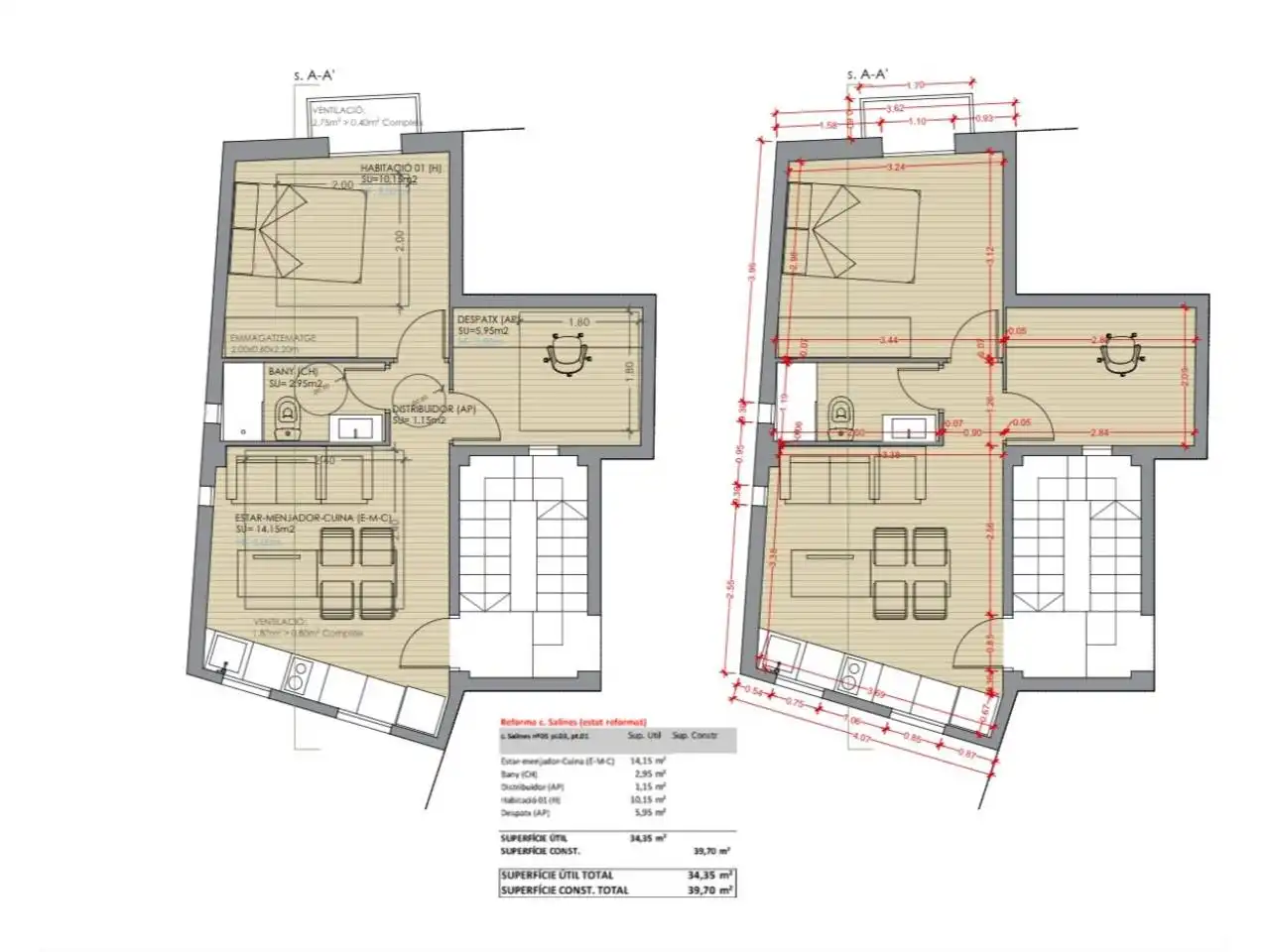 Piso con terraza en venta en Calle Salines 1, imagen 19