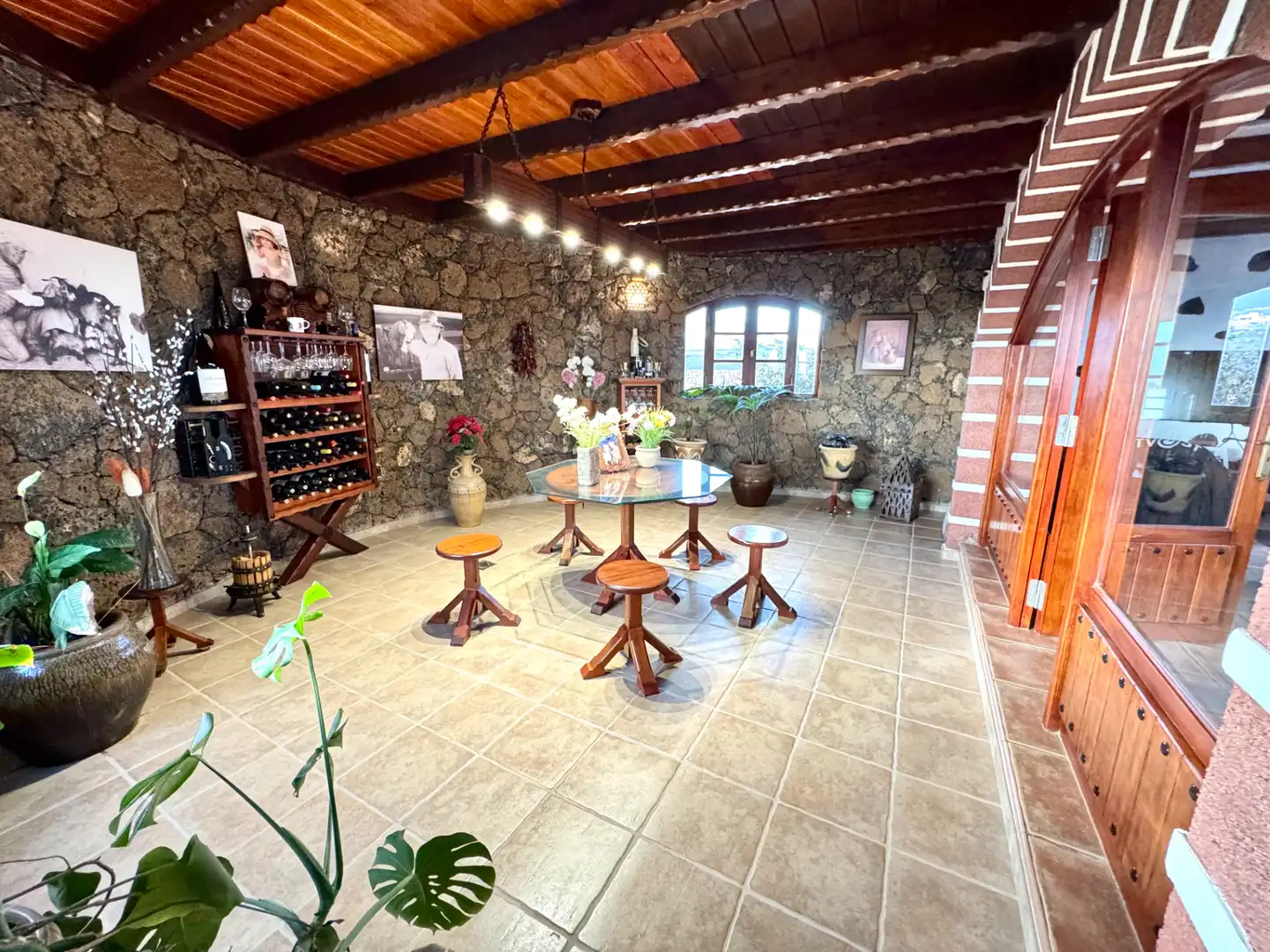 Esszimmer von Country house zum Verkauf in Tías mit Privatgarten, Terrasse und Möbliert