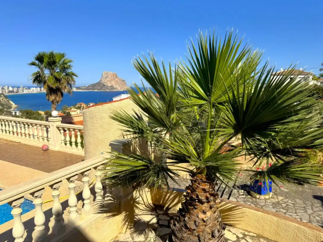 Exterior view of Houses for sale in Calpe / Calp  with Air Conditioner, Heating and Private garden