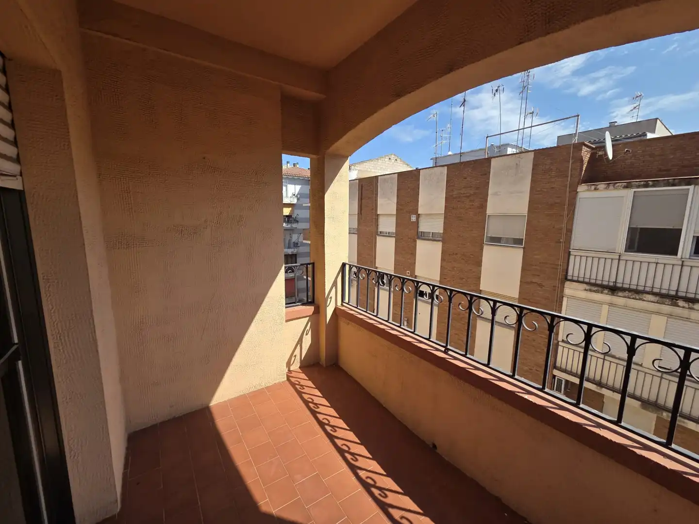 Balcony of Flat for rent in Badajoz  with Air Conditioner, Heating and Terrace