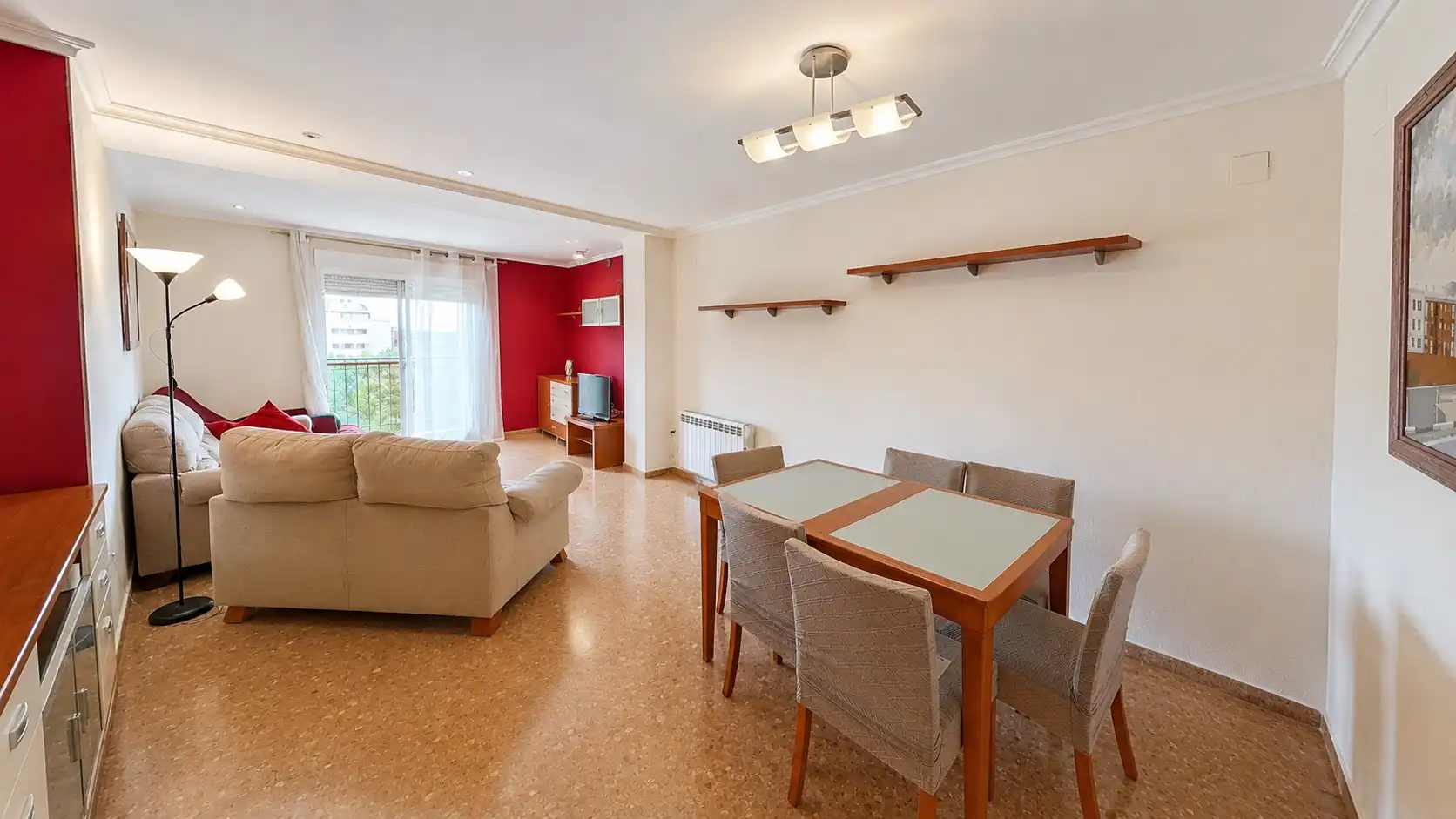 Sala de estar de Piso en venta en Cheste con Calefacción y Balcón