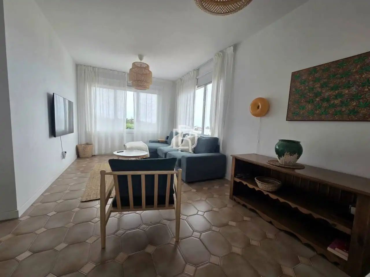 Wohnzimmer von Wohnung zur Miete in Puerto de la Cruz mit Privatgarten, Terrasse und Möbliert