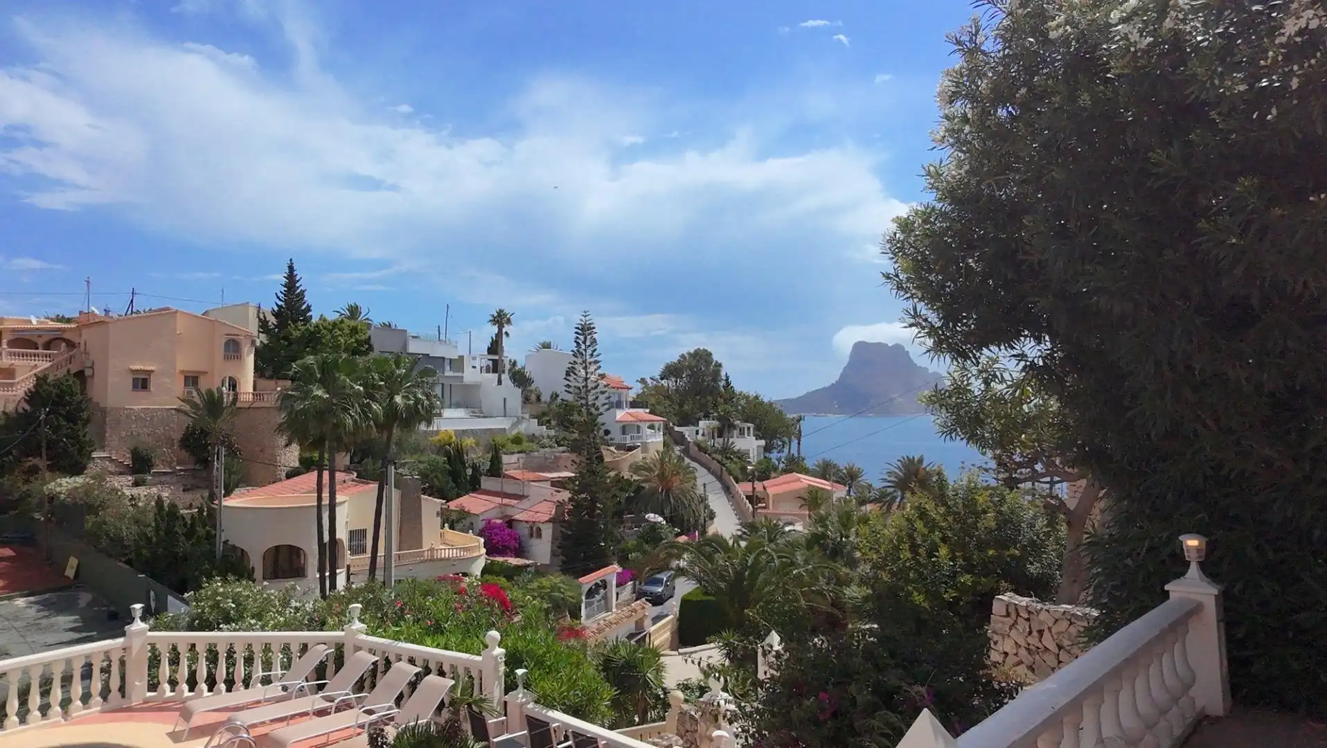 Vista exterior de Casa o chalet en venta en Calpe / Calp con Aire acondicionado, Calefacción y Jardín privado