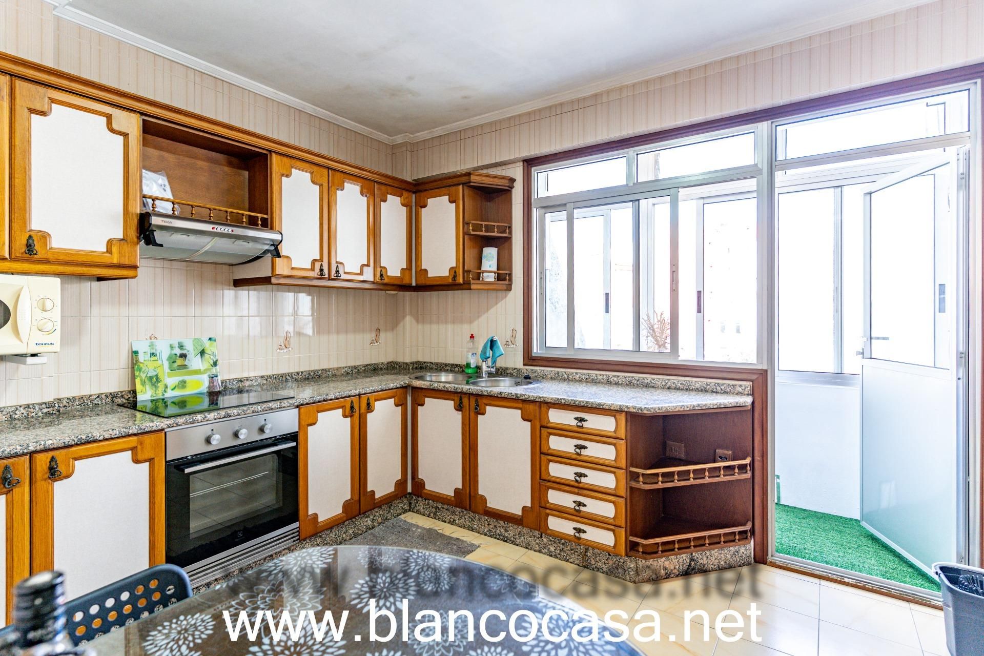 Kitchen of Flat to rent in Carballo  with Heating, Terrace and Storage room