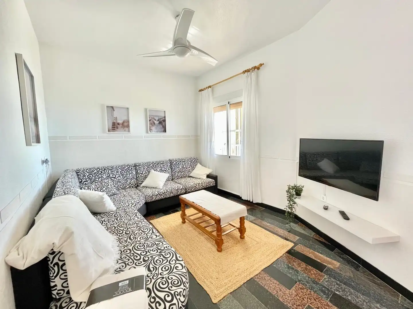 Sala de estar de Casa o chalet de alquiler en Pilar de la Horadada con Aire acondicionado, Calefacción y Terraza