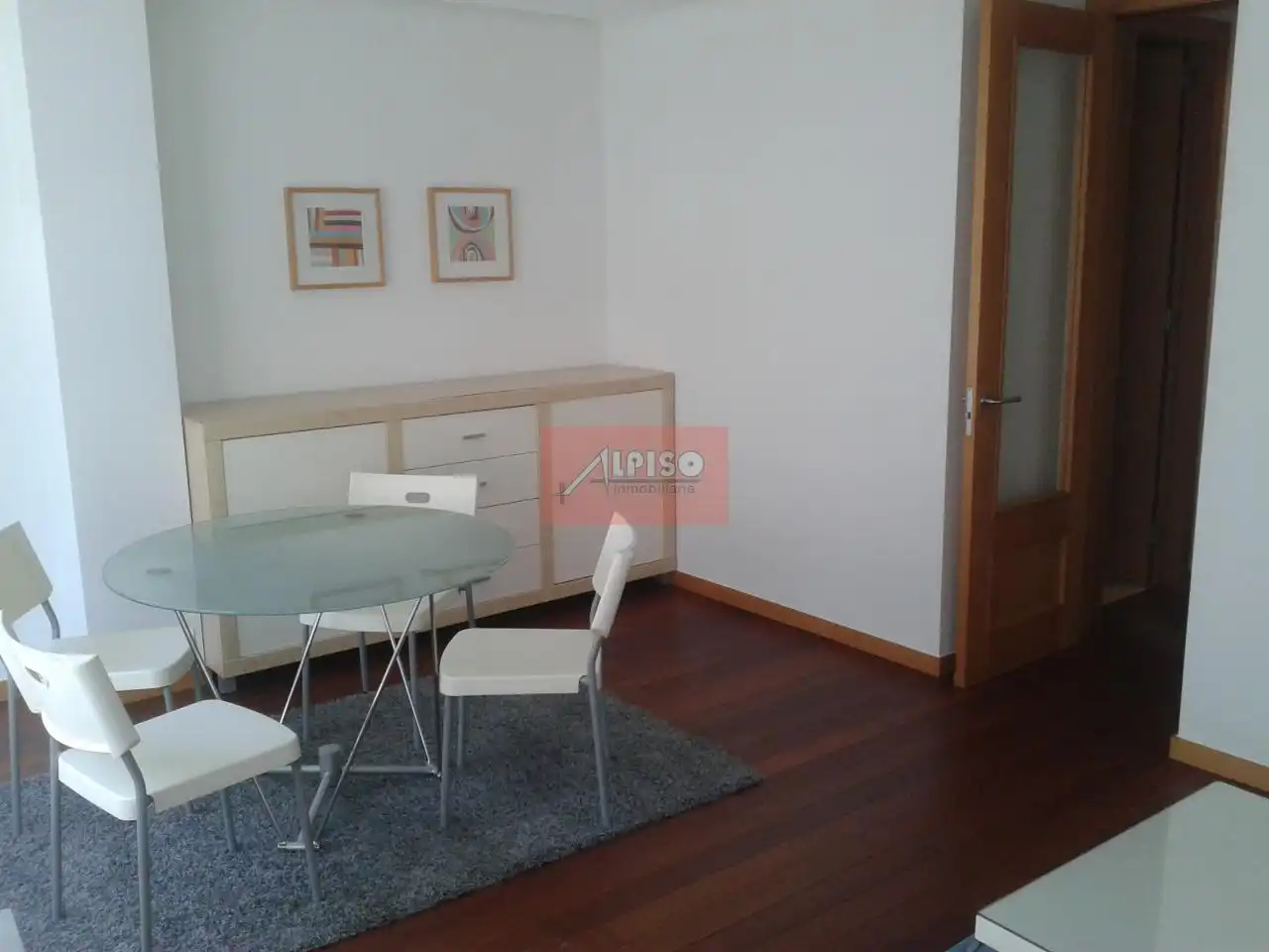 Wohnzimmer von Wohnungen zur Miete in Ourense Capital  mit Heizung, Parkett und Möbliert