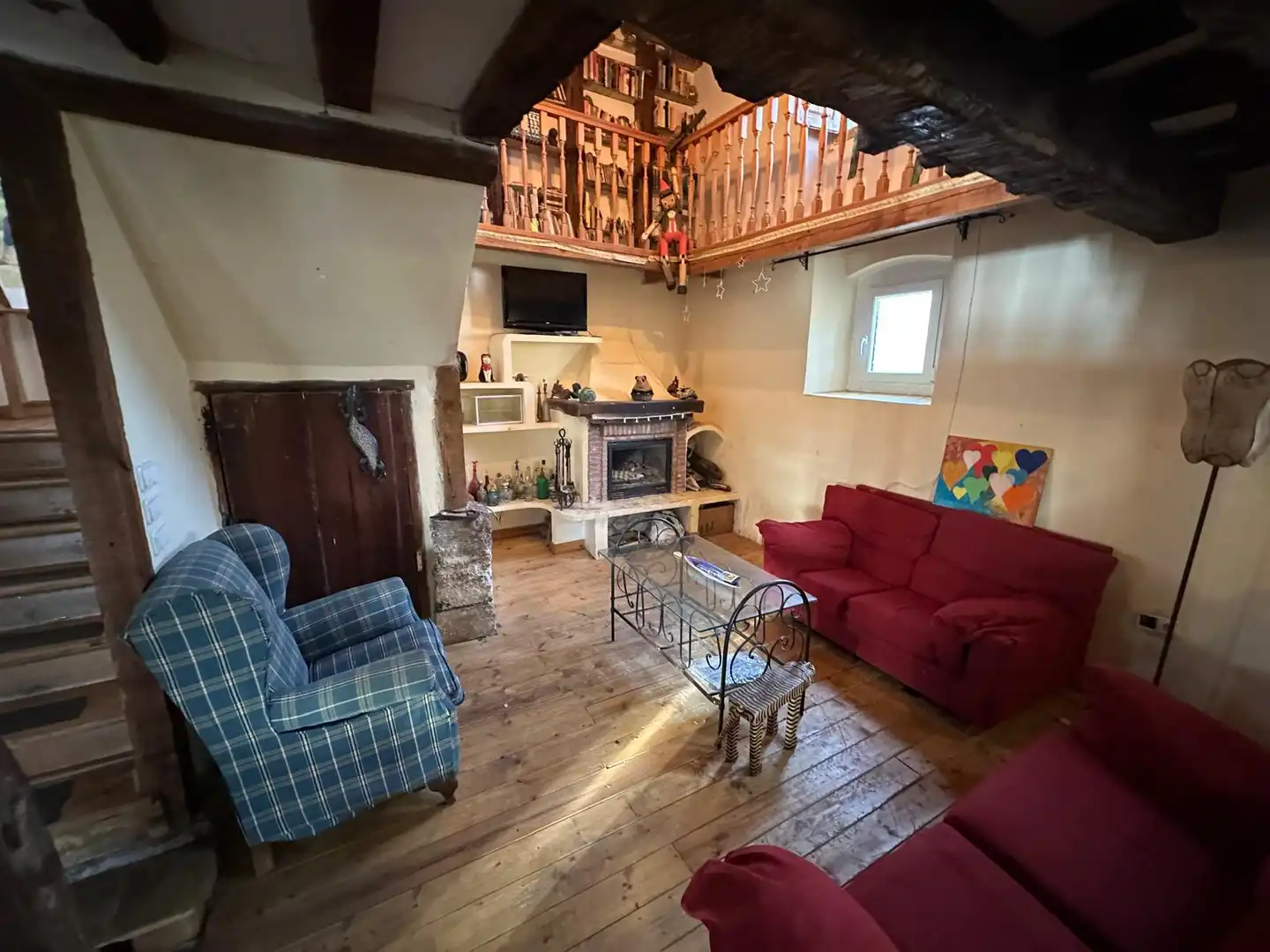 Sala de estar de Casa o chalet en venta en Revillarruz con Calefacción, Terraza y Trastero