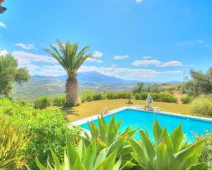 Jardí de Finca rústica en venda en Periana amb Aire condicionat i Piscina