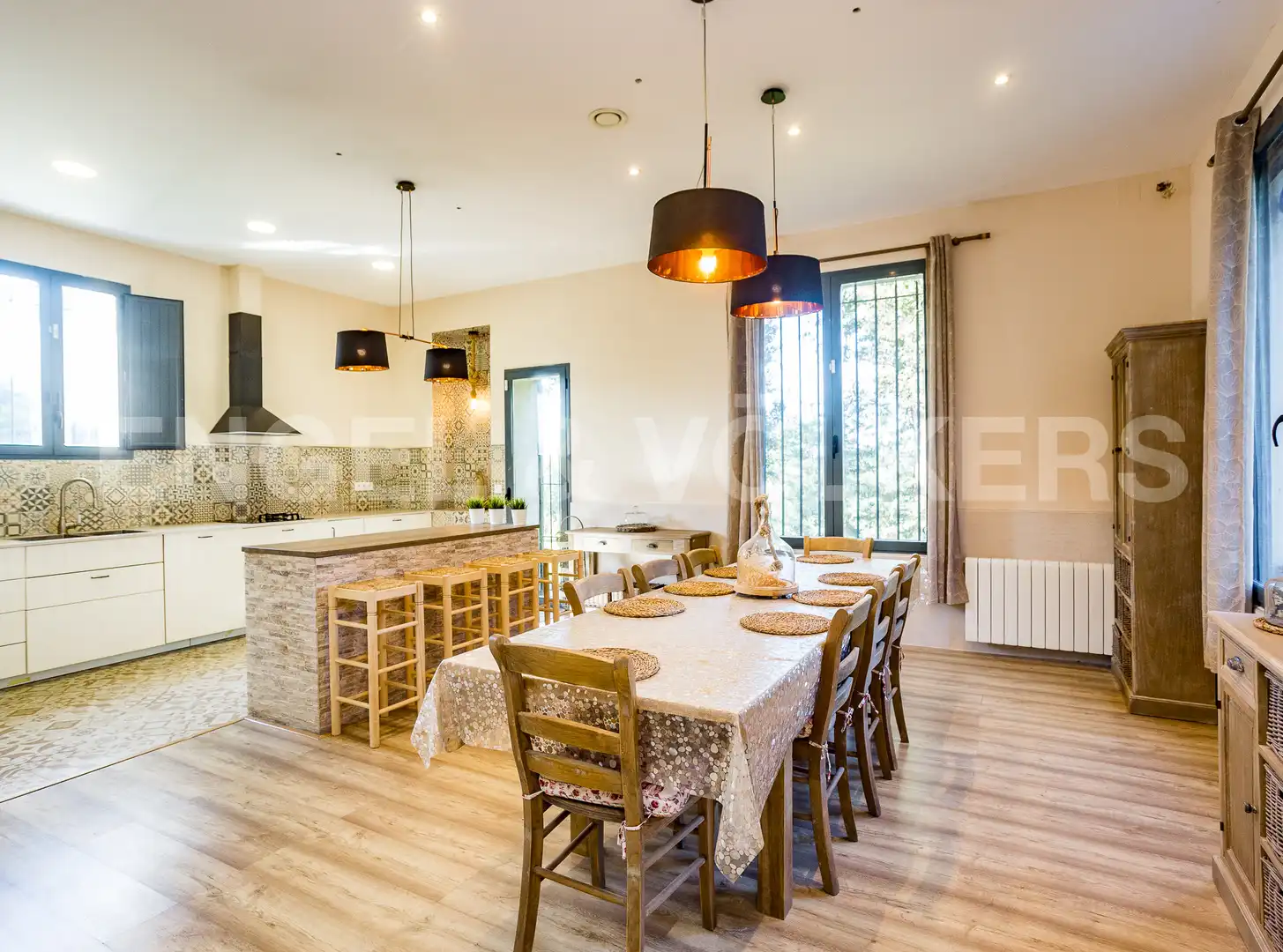 Dining room of Country homes for sale in Llinars del Vallès  with Air Conditioner, Heating and Private garden