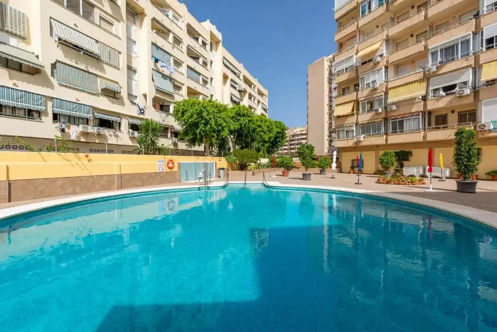 Swimming pool of Study for rent in Torremolinos  with Air Conditioner, Heating and Terrace