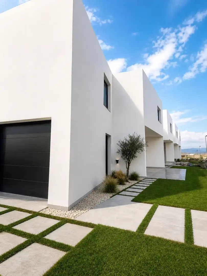 Exterior view of Detached homes for sale in La Oliva  with Air Conditioner, Private garden and Terrace
