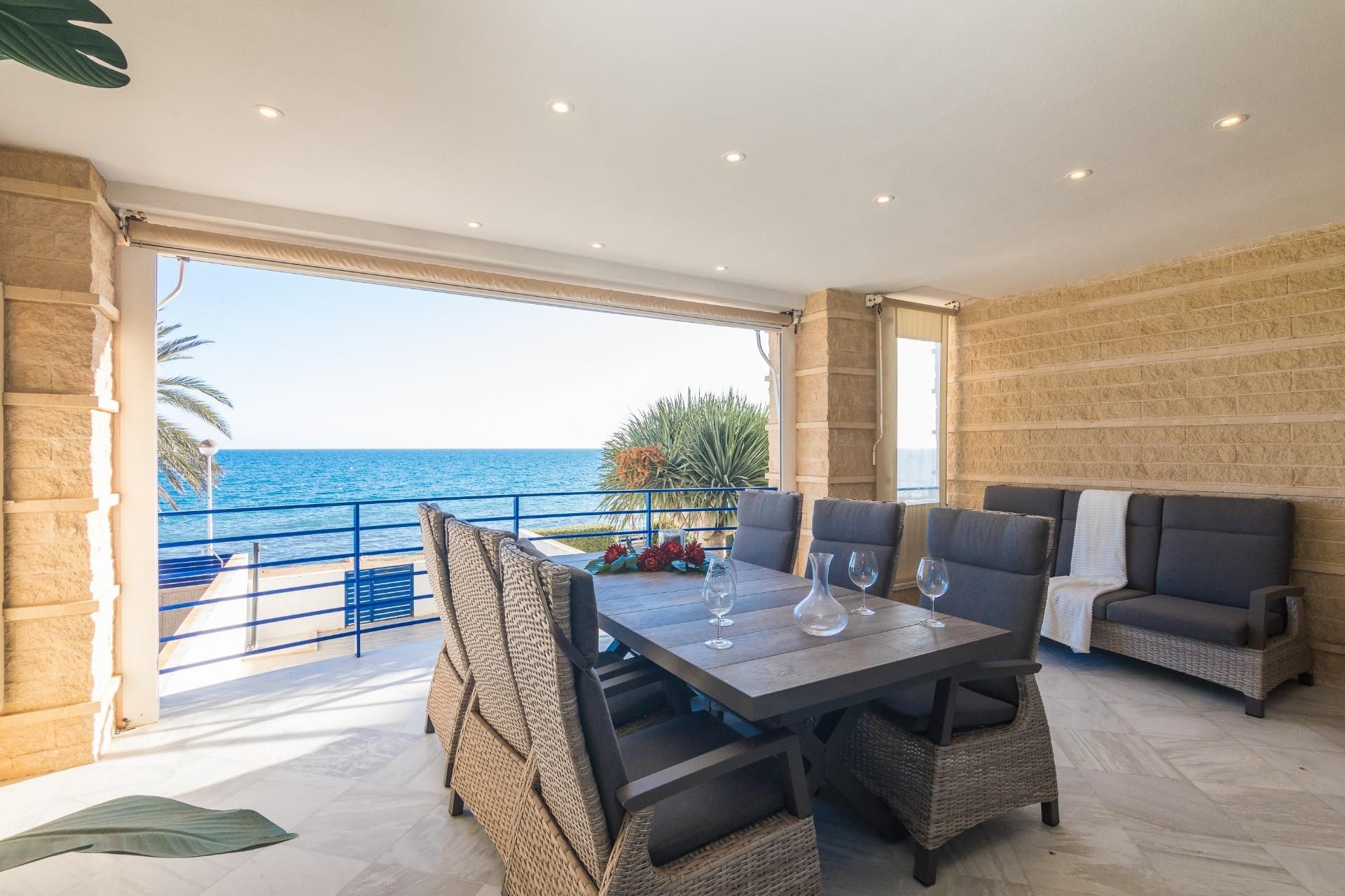 Terrace of House or chalet for sale in Santa Pola  with Air Conditioner, Private garden and Terrace