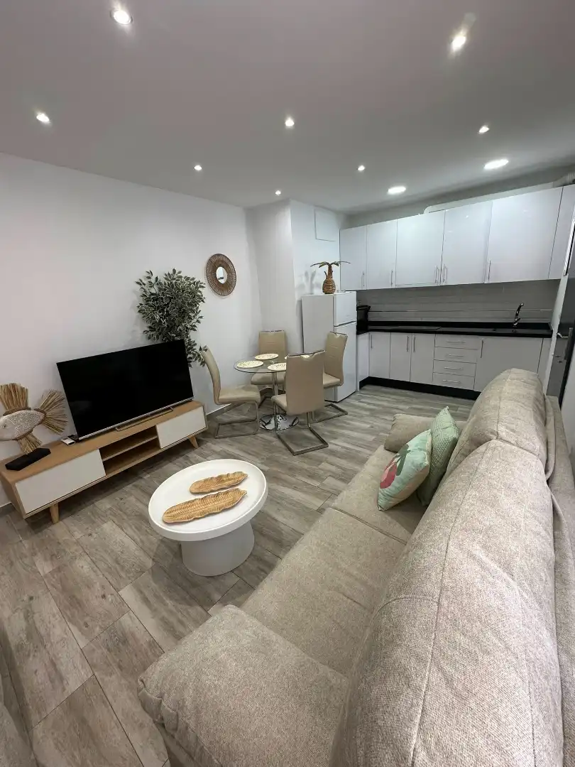Wohnzimmer von Wohnung zur Miete in Fuengirola mit Klimaanlage, Möbliert und Waschmaschine