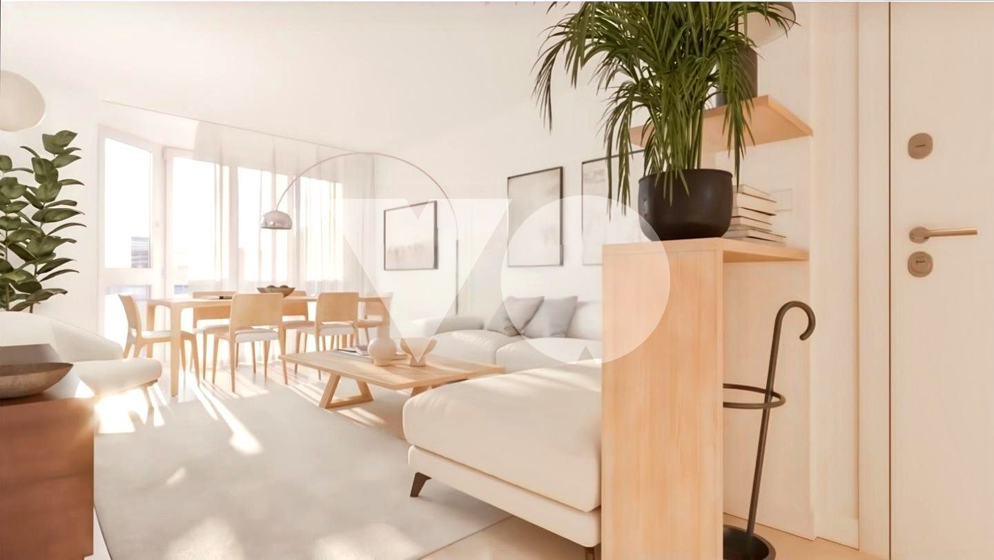 Living room of Flat for sale in  Madrid Capital  with Air Conditioner and Furnished