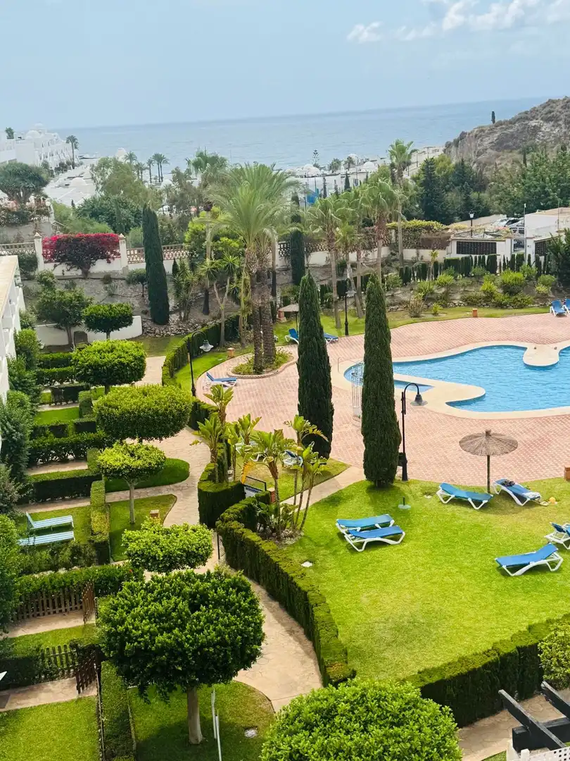 Jardín de Piso en venta en Mojácar con Aire acondicionado, Terraza y Piscina
